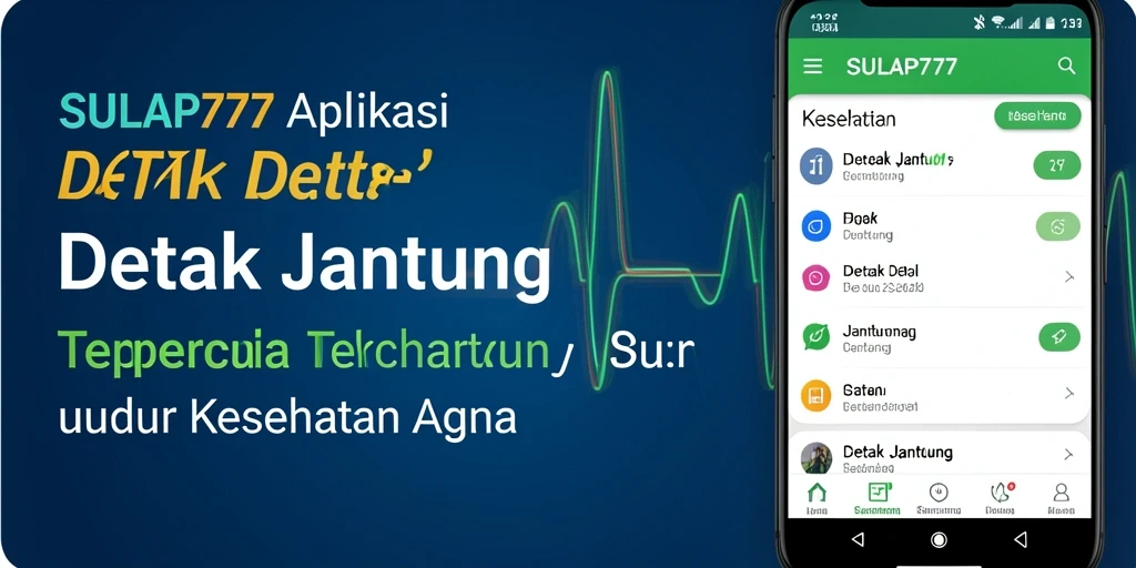 Antarmuka aplikasi SULAP777 yang menarik dan mudah digunakan.