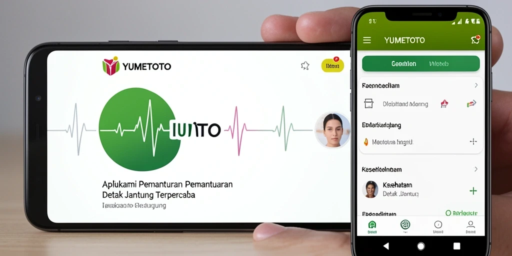 Tampilan antarmuka YUMETOTO yang informatif dan mudah digunakan.