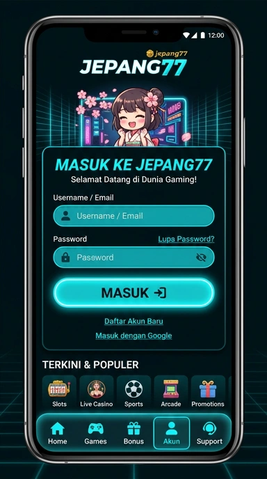Masuk Akun jepang77 untuk Pengguna Android Indonesia